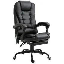 Vinsetto Massagesessel 67 x 121 x 79 cm Schwarz mit Fernbedienung
