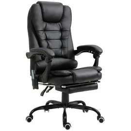 Vinsetto Massagesessel 67 x 121 x 79 cm Schwarz mit Fernbedienung