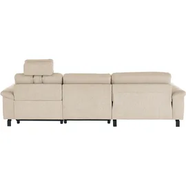 Candy 3C Candy »Mainau L-Form« Relaxfunktion im 1,5-Sitzer, motorische Schlaffunktion in Longchair