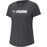 Puma Damen Fit Tee T-Shirt, Black Heather, XS