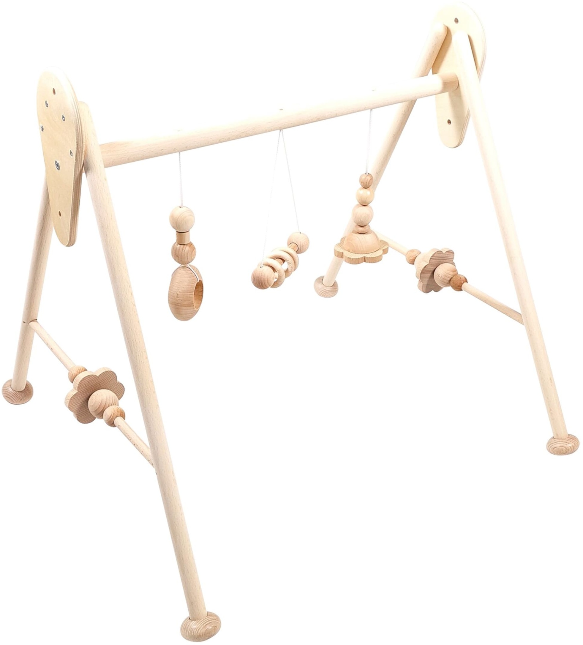 Hess Spielzeug Spieltrapez aus Holz höhenverstellbar, natur