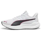 Puma Reflect Lite Jr Sneaker, Silver Mist Black-Magenta Gleam, 36 EU