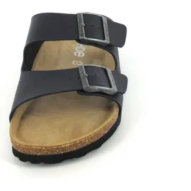 ROHDE Pantolette ergonomisch Lederfußbett Zwei Riemen Schnalle Grado 5920, Größe:42 EU,