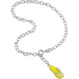 SilberDream Fußkette Silber 925 Sterling Silber ca. 25cm Flipflop | Gr.: onesize