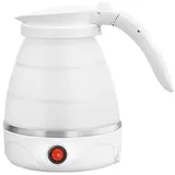 Electric Kettles Reise Tragbarer Faltbarer Elektrischer Wasserkocher 0.6L Kleiner Zusammenklappbarer Heißwasserbereiter für Kaffee und Tee