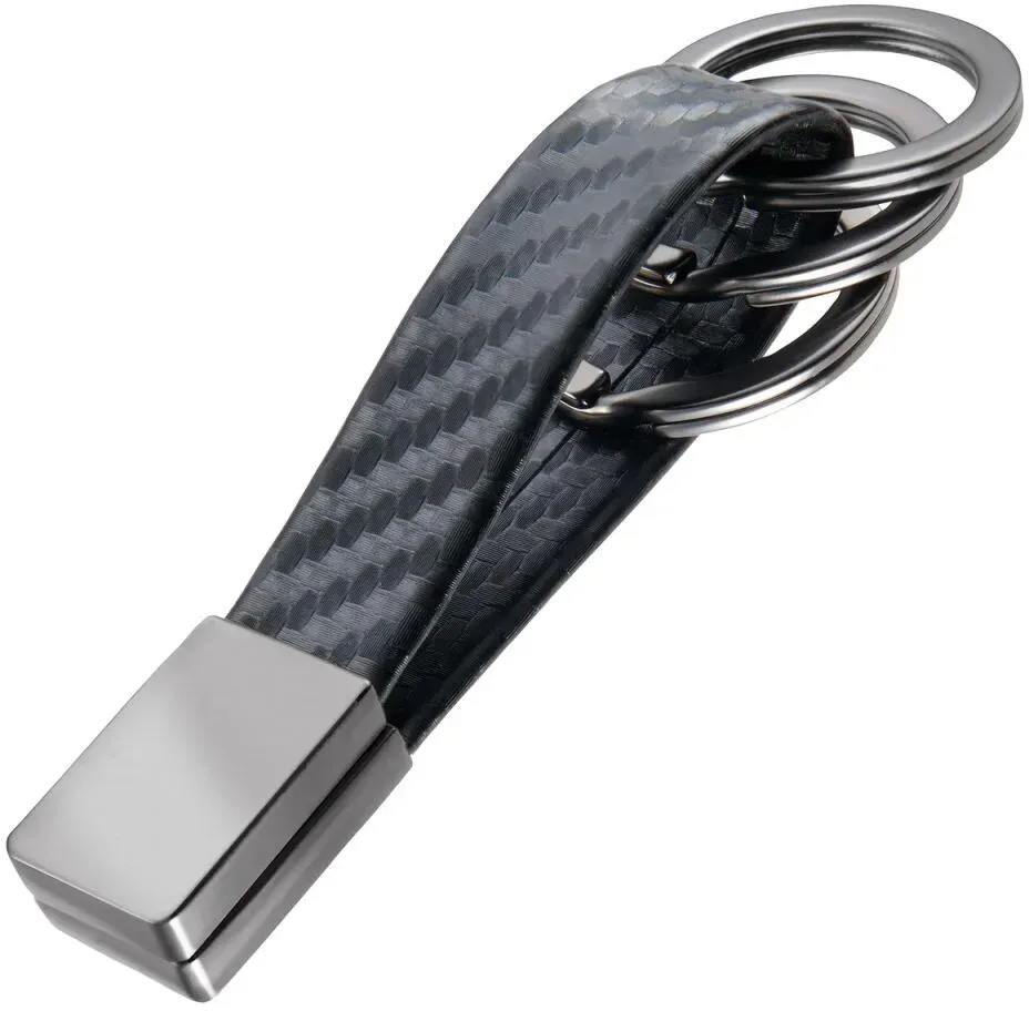 TROIKA Schlüsselanhänger TWISTER CARBON