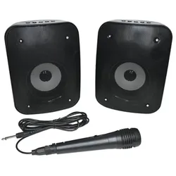 LEXIBOOK iParty 2 Stereo-Bluetooth® Lautsprecher mit Mikrofon