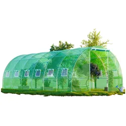 GARMIO® Foliengewächshaus CARINI, Tomatenzelt, winterfest, 6x3x2m, Frühbeet, Pflanzenhaus, Gemüse und Obst, Hochbeet