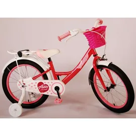 Volare Ashley Kinderfahrrad - Mädchen - 18 Zoll - Rosa/Rot