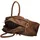 GREENBURRY Vintage Aktentasche Leder 40 cm Laptopfach braun