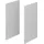 Vicco Unterschrank Seitenblenden R-Line 2er Set 0 x 0 x 0 cm Weiß