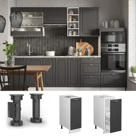 Vicco Apothekerschrank Fame-Line 30 x 60 x 82 cm Anthrazit