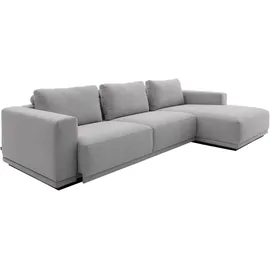 Musterring Ecksofa JustB! PM200, Holzrahmen in schwarz, wahlw. Sitzvorzug, Breite 316cm, Anreihsofa links & Longchair rechts, mit elektischem Sitzvorzug gelb