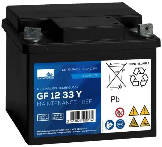 Exide Sonnenschein GF12033Y G2 - 12V 32,5Ah - dryfit Blei Gel Antriebsbatterie