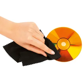 Hama CD-Wallet Nylon 304 schwarz + CD-Pflegetuch