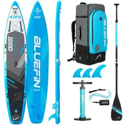 Aufblasbare Paddleboard-Reihe Bluefin SUP Cruise 15' - Legacy Blue kosmosblau 15' (4.57 m)