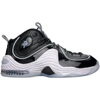 Nike Air Penny II Sneaker, Black/White/Football Grey/Multi-Color, 44 EU
