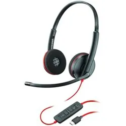 Plantronics Poly Headset Blackwire C3220 binaural USB-C