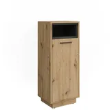 Vicco Midischrank Beatrice Eiche/Anthrazit, 38 x 93 cm