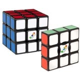 Rubik’s Starter-Set, der Original 3x3 Zauberwürfel und 3x3x1 Edge, Geschenkset Fingerwürfel Stressabbau Fingerspielzeug Reisespiele, für Erwachsene und Kinder