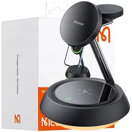 Wisam® Mcdodo CH-4952 3-in-1 15W kabelloses Ladegert (Telefon/TWS/Apple Watch) schwarz - Schwarz