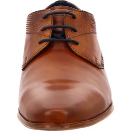 Bugatti Herren Businessschuhe, Männer Business Schnürer,schnürschuhe,Anzugschuhe,Derby schnürung,Office,büro,Freizeit,Cognac (6300),40 EU / 6 UK