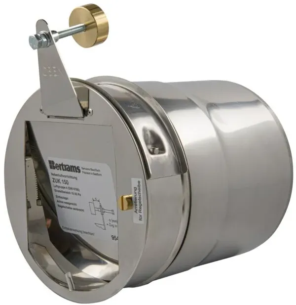 Bertrams Zugbegrenzer 16ZEX-VA130 d= 150mm, mit Übergangsstück, Ø 130 mm