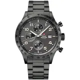 Swiss Military Herren uhr - SM34084.04 - Grau/Grau