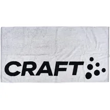 Craft Badetuch 1911096 100 x 150 cm weiß/schwarz