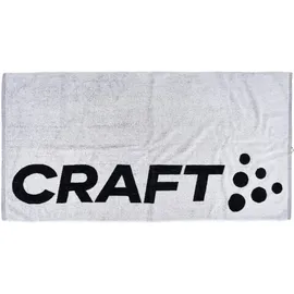 Craft Badetuch 1911096 100 x 150 cm weiß/schwarz
