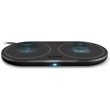 SBS TEWIRE20WDOUB, Drinnen, USB, Kabelloses Aufladen, Schwarz