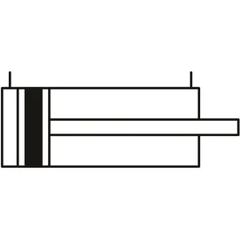 Riegler Kompaktzylinder, doppeltwirkend, IG, K- Ø63, Hub 25, G 1/8