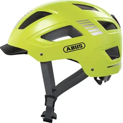 Fahrradhelm ABUS "HYBAN 2.0" Gr. L, gelb (signal gelb), Helme, L Kopfumfang: 56cm - 61cm