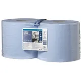 TORK Starke Mehrzweck Papiertücher 2 lagig blau W1/W2 2 Rollen x 255m = 1.500 Tücher