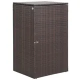 CASARIA Mülltonnenbox Braun