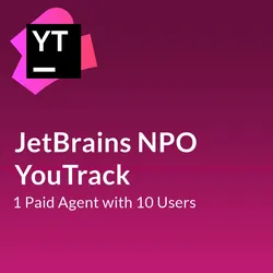 NPO YouTrack - 1 Paid Agent with 10 Users
