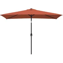 vidaXL Sonnenschirm mit Metall-Mast 300 x 200 cm Terrakotta