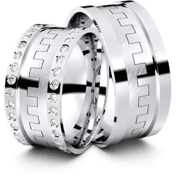Trauringe St Ingbert 750er Weiflgold - 3880