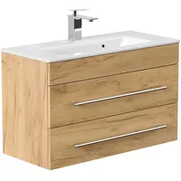 Posseik Badmöbel Portus 800 SlimLine Eiche Gold