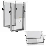 Ricoo PC Halterung unter Schreibtisch Verstellbar Computer Rechner Aufhängung für Untertisch TRH02-S Tischhalterung Computerhalterung bis 35Kg Unterbau Halter Regal Server Rack Big Tower Gehäuse
