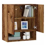 vidaXL Wandschrank Altholz-Optik 60x31x70 cm Holzwerkstoff