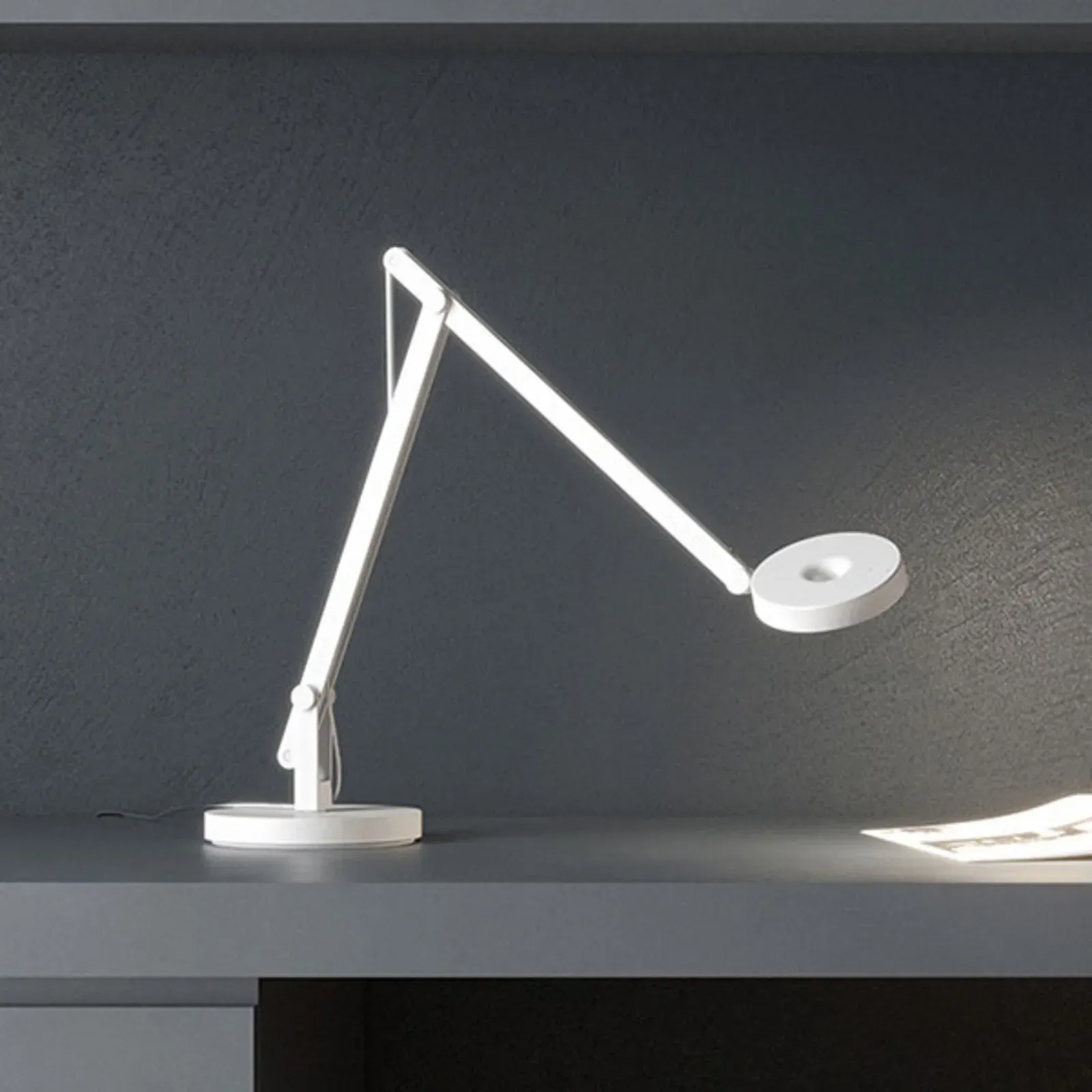 Tischleuchte Rotaliana, String T1 Mini DTW, dimmbar, Weiß, für Arbeitszimmer / Büro, Metall, Design - 35