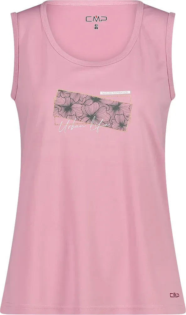 Mode&Accessoires CMP F.Illi Campagnolo CMP Damen Tanktop mit Frontgrafik - anthrazit - 40