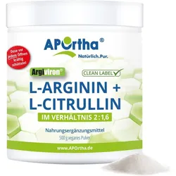 Argiviron® L-Arginin + L-Citrullin - 500 g veganes Pulver 500g