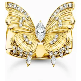 Thomas Sabo TR2495-414-14-56 Cocktailring butterfly vergoldet Damen