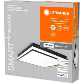 LEDVANCE SMART+ Wi-Fi Orbis MAGNET LED Deckenleuchte 45x45cm, Tunable White