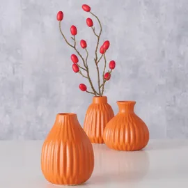 Boltze Vase Esko 3er-Set: Orange