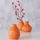 Boltze Vase Esko 3er-Set: Orange