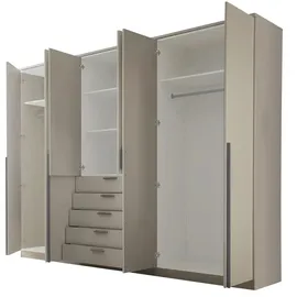 Möbel Kraft Drehtürenschrank 6-türig 270 x 210 x 52 cm Beige