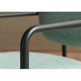 MASSIVMOEBEL24.DE Polsterstuhl Polyester türkis 2er Set